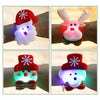 Santa Style Flash Light Merry Christmas Slap Pat Circle Wristband(Flannel Light Deer)