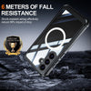 For Samsung Galaxy S25+ 5G Tempered Glass MagSafe Phone Case(Black)