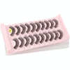 10pairs /Box Russian Strip Lashes 7D Imitation Mink Volume Fluffy Natural False Eyelashes 7D-24