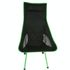Outdoor Portable Folding Camping Chair Light Fishing Beach Chair Aviation Aluminum Alloy Backrest Recliner