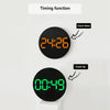 10-Inch Led Digital Wall Clock 2-Color Large Screen Electronic Clock With Temperature Display(Blue)
