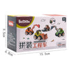 2PCS LXB-418 Removable Assembly Simulation Engineering Vehicle Model(Excavator)