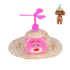 Pet Dragonfly Straw Hat with Windmill, L (Little Bear) - Cat & Dog
