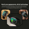 K57 Pro 1.96 Inch Bluetooth Call Music Weather Display Waterproof Smart Watch, Color: Black Leather