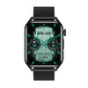 Ochstin 5HK28 1.78 inch Square Screen Steel Strap Smart Watch Supports Bluetooth Call Function/Blood Oxygen Monitoring(Black)