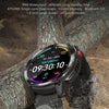 C22 1.6 inch Round Screen Bluetooth Smart Watch, Support Health Monitoring & 24 Sports Modes(Black)