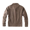 Autumn Winter Retro Denim Jacket Loose Work Jacket, Size: M(Coffee)