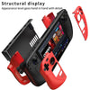 GKK For Steam Deck Color Contrast Anti-fall Game Console Case(Black)