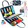 Toddler Montessori Busy Board DIY Children Sensory Early Learning Educational Toy(3 Pages)