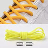 1 Pair Elastic Metal Buckle without Tying Shoelaces(Lemon Yellow)