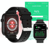 T49 1.9 inch HD Square Screen Smart Watch Supports Heart Rate Monitoring/Bluetooth Calling(Silver Black)