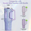 For Stanley 40oz Cup Hot Diamond Cover Neoprene Insulated Portable Bottle Cover(Pink)