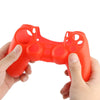 Flexible Silicone Protective Case for Sony PS4 Game Controller, Random Color Delivery