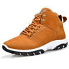 Men Snow Boots Warm Fur Winter Boots Men Winter Boots, Shoe Size:41(Yellow)