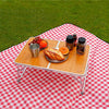 140x200 CM Camping Camping Moistureproof Outdoor Picnic Mat Beach Mat, Specifications (length * width): 140x200cm(Picnic Mat A Purple Powder)