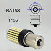 2 PCS 1156 / BA15S DC12V / 18W / 1080LM Car Auto Turn Lights with SMD-3014 Lamps (White Light)