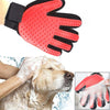 Left Hand Pet Deshedding Glove - Red