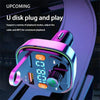 Q7 3.1A USB+PD Bluetooth Car Charger Car FM Transmitter Colorful Lighting