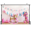 2.1m X 1.5m One Year Old Birthday Photography Background Party Decoration Hanging Cloth(574)