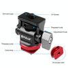 PULUZ Mini 180 Degree Swing Tripod Ball Head Cold Shoe Mount Adapter(Red)