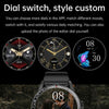 R6 1.32-Inch TWS 2-In-1 Bluetooth Headset Smart Watch, Heart Rate / Blood Oxygen Monitoring(Black Steel)