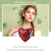 S925 Pure Silver Red Love DIY Bracelet Necklace Beads