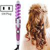 Hair Styling Tool Hair Curler Roller Spiral Curling Iron(Purple)