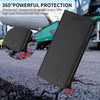 For Samsung Galaxy S23 FE 5G RC01 Dual-Folded Magnetic Suction RFID Leather Phone Case(Black)