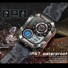 LEMFO KR80 2.0 inch BT5.1 IP67 Sport Smart Watch, Support Bluetooth Call / Sleep / Blood Oxygen / Heart Rate / Blood Pressure Health Monitor(Black+Camouflage)
