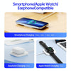 DUZZONA W7 3 In 1 Magnetic Wireless Charger(White)