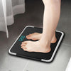 AOHANG7 USB Weight Scale With LED Hidden Screen Tempered Glass Body Scale(Bright Black)