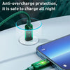 WK WDC-181 PD 20W Pioneer Series USB-C/Type-C to 8 Pin Transparent Fast Charge Data Cable, Length:1m (Green)
