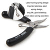 HSD HS-101C 4 inch 45 Degree Dending Mouth Mini Palm Toothless Fishing Plier Curved Nose Plier Handmade Plier