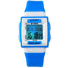 SYNOKE 66188 Student Square Dial Colorful Luminous Waterproof Electronic Watch(Blue)