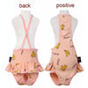 Dog Nappies, Banana Print, Breathable, Pink, Medium