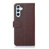 For Samsung Galaxy A56 5G KHAZNEH Litchi Texture Leather RFID Phone Case(Brown)