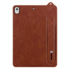 For iPad Pro 9.7 / 9.7 2018 / 2017 TPU Leather Back Tablet Case with Wristband(Brown)