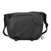 WEPOWER Men Shoulder Bag Waterproof Multifunctional Large Capacity Crossbody Bag(Black)