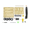 Wooden Electric Simulation Crawler Tank DIY Toy Assembly Model,Spec:  No. 1 Single Motor Basic Edition