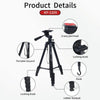 JMARY KP2209 Horizontal Extension Rod Cell Phone Camera Folding Tripod Stand
