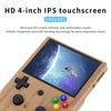 ANBERNIC RG405V 4+256G 10000 Games Handheld Game Console 4-Inch IPS Screen Android 12 System T618 64-Bit Game Player(Wood Grain)