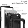 For Samsung Galaxy Tab S9 / S9 FE Silicone + PC Tablet Case(Black)
