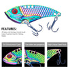 HENGJIA Metal VIB Micro-Bait Sequin Full Swimming Layer Fake Bait, Specification: 5g(With Fish Scale)