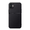 For iPhone 11 Litchi Leather Magnetic Full Coverage Shockproof Phone Case(Black)
