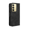 For Realme C75 4G Skin Feel Calf Texture Card Slots Leather Phone Case(Black)