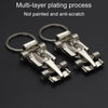 F1 Racing Car Keychain Portable Bag Decoration Pendant, Style: X-035 Hollow
