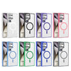 For Samsung Galaxy S25 Ultra 5G Ice Color Magnetic Series TPU Hybrid Acrylic Magsafe Phone Case(Yuanfeng Blue)
