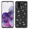 For Samsung Galaxy S20 FE Glitter Powder Shockproof TPU Protective Case(Black)