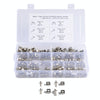 100 Sets M5 M6 Square Hole Hardware Cage Nuts & Mounting Screws Washers for Server Rack and Cabinet