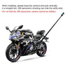 9 in 1 Dual-Link Crabs Selfie Stick Kit Motorcycle Clamps Handlebar Fixed Mount